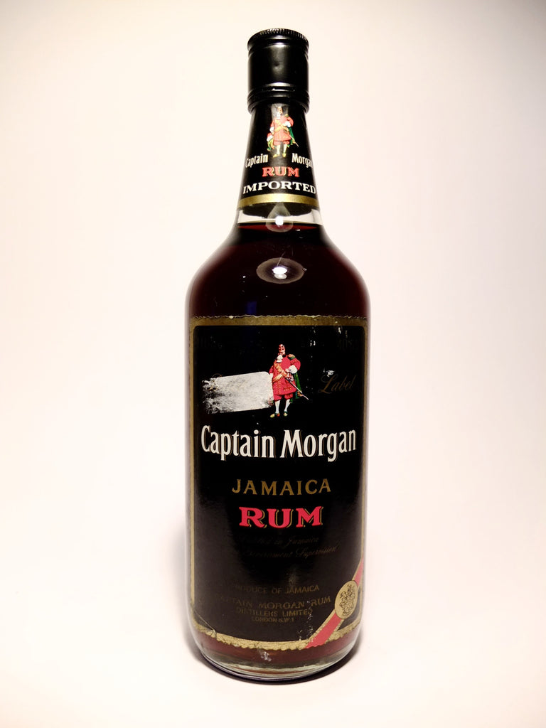 Captain Morgan Black Label Jamaica Rum - 1970s (40%, 100cl)