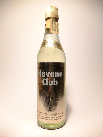 Havana Club Blanco Superior Añejado 3 Anos Rum - 1970s (40%, 75cl)