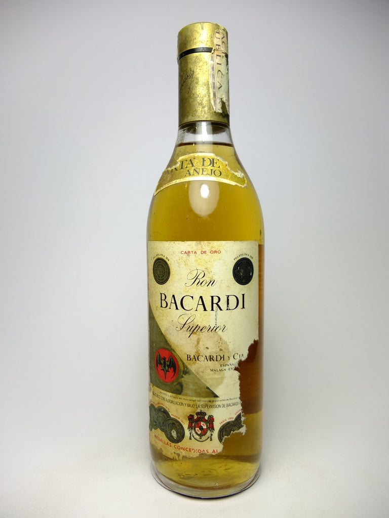 Bacardi Carta de Oro - 1970s (40%, 75cl)