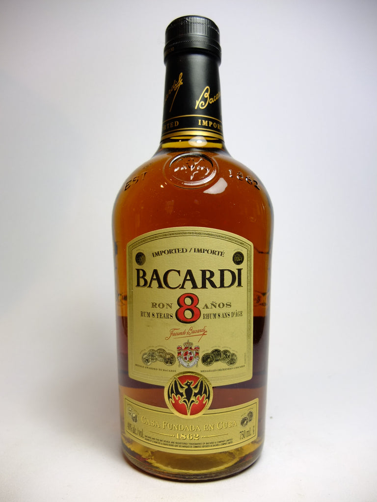 Bacardi 8 Ron Años - 2000s (40%, 75cl)