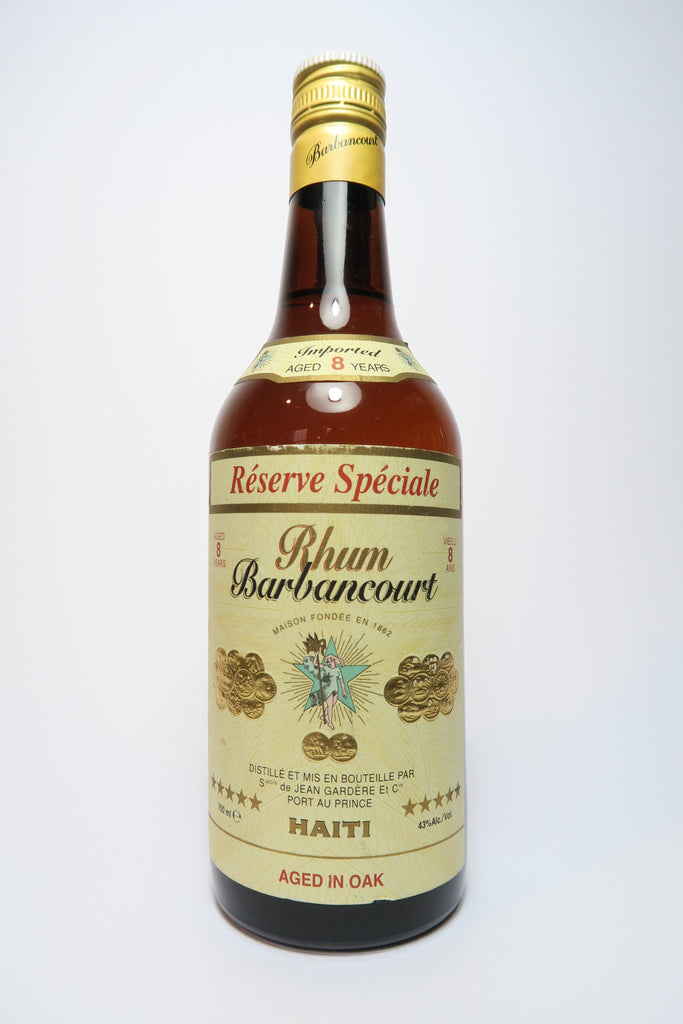 Rhum Barbancourt 8YO Réserve Spéciale Haitian Rum - 1990s (43%, 70cl) – Old  Spirits Company