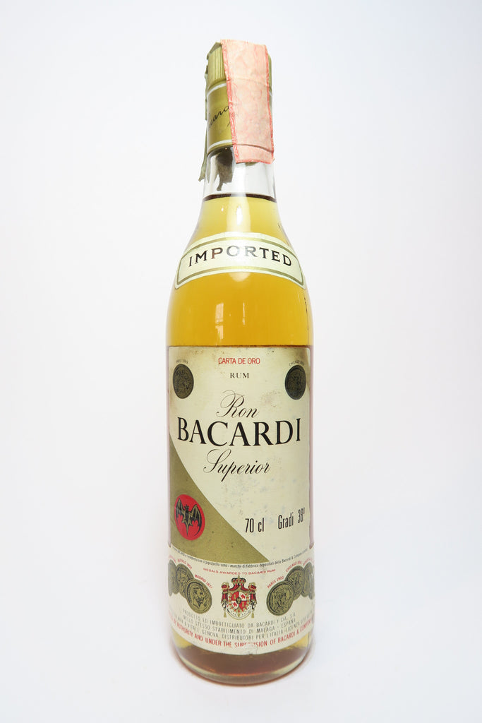 Bacardi Carta de Oro - 1970s (38%, 70cl)