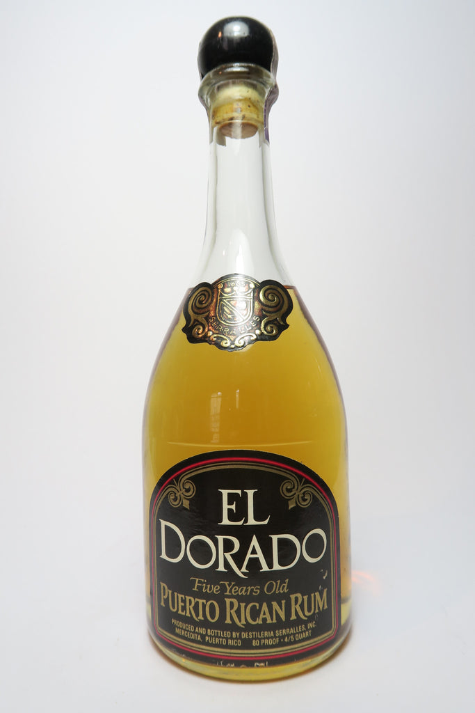 El Dorado 5YO Puerto Rican Rum - 1970s (40%, 75.7cl)