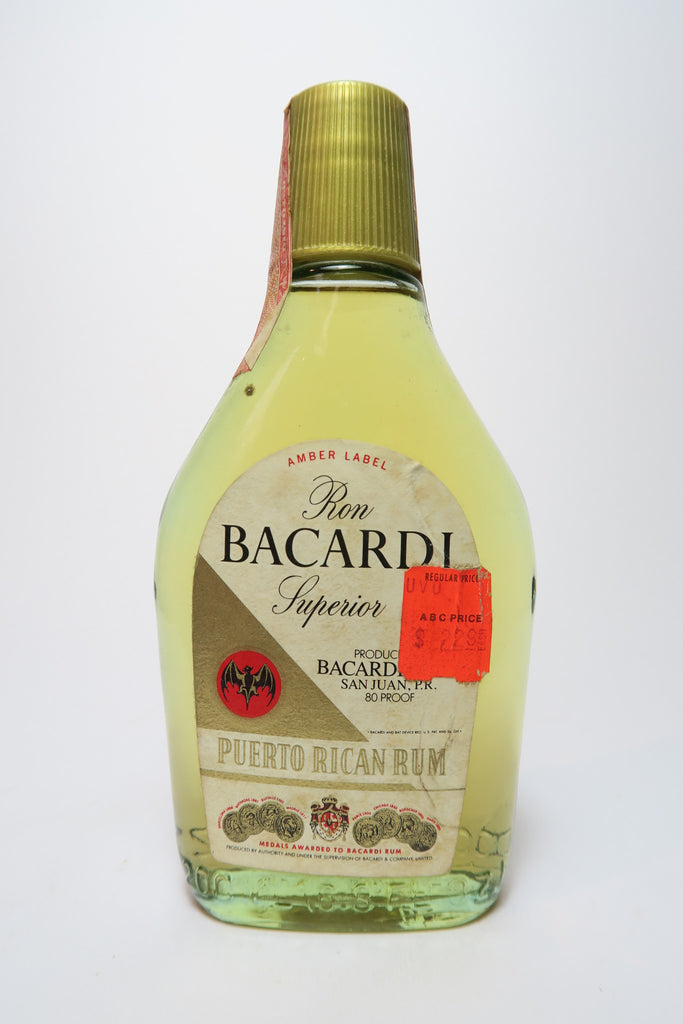 Bacardi Superior Puerto Rican Rum - 1980s (40%, 20cl)