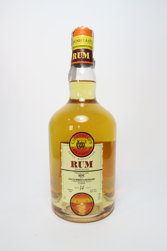Cadenhead's ADC Sancti Spiritus 14YO Cuban Rum - Bonded 1998 / Bottled 2013 (59.2%, 70cl)