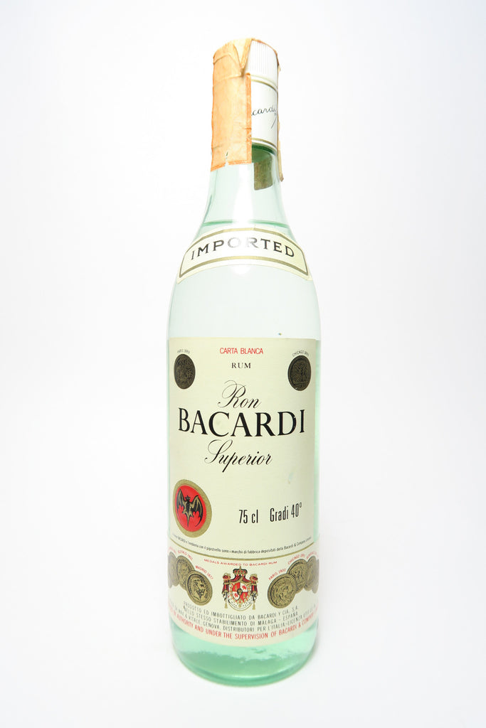 Bacardi Carta Blanca - 1970s (40%, 75cl)