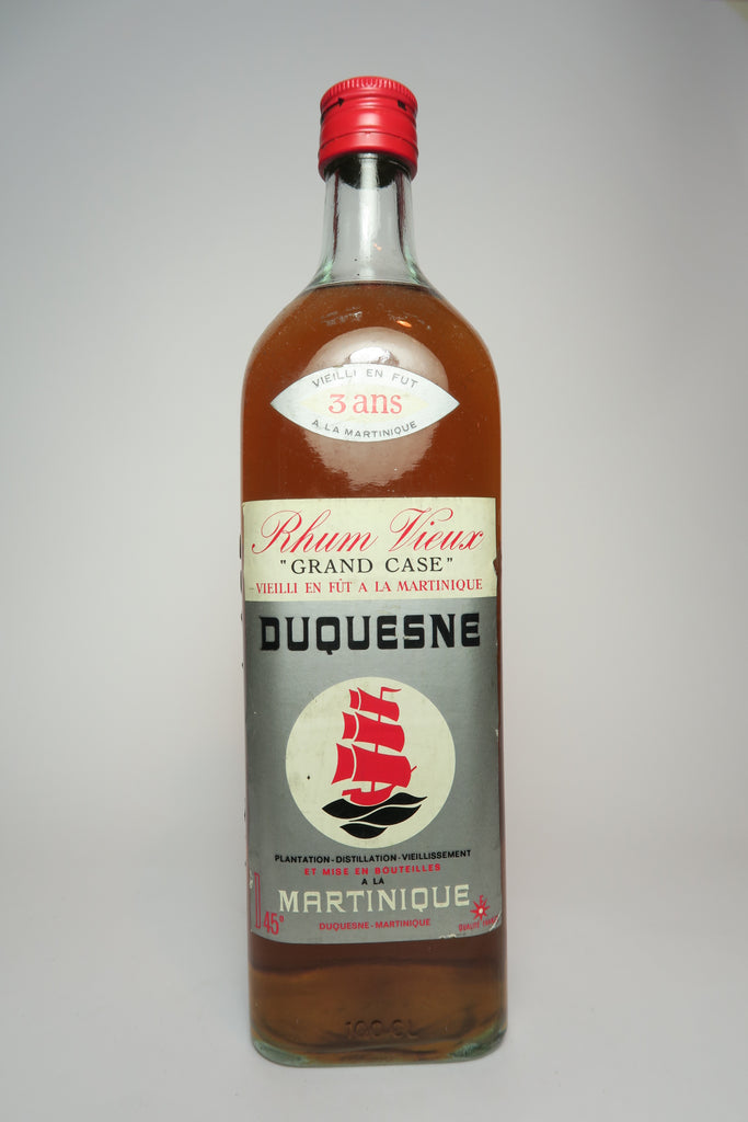 Duquesne 3YO Martinique Rhum Vieux Grand Case - 1960s (45%, 75cl)