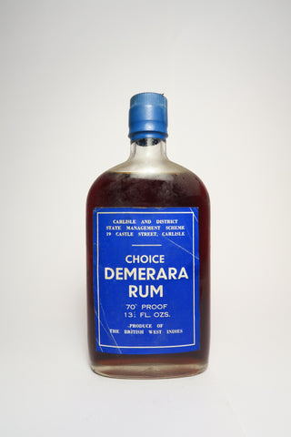 Choice Demerara Rum	- 1960s (40%, 37.5cl)