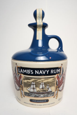 Lamb's Navy Rum - HMS Warrior Flagon -	1980s (40%, 75cl)