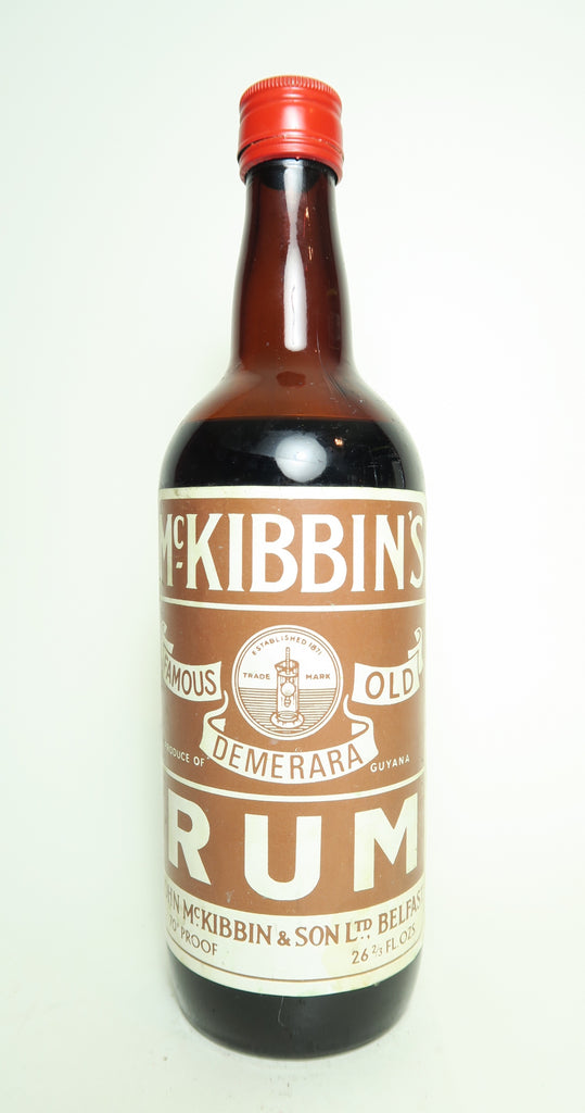 McKibbin's Famous Old Demerara Rum - 1960s (40%, 75cl)