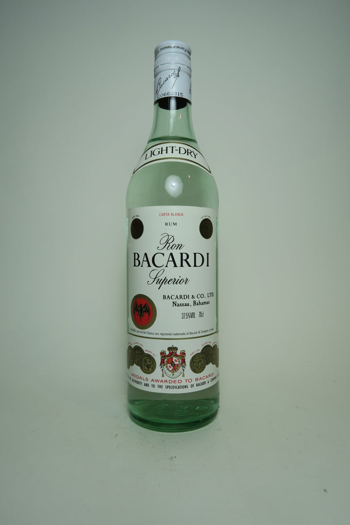 Bacardi Carta Blanca - 1980s (37.5%, 70cl)