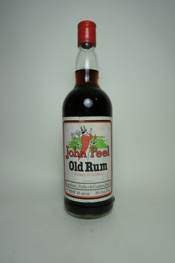 Lambert, Parker & Gaines on Peel Old Demerara Rum - 1960s (45%, 75.7cl)