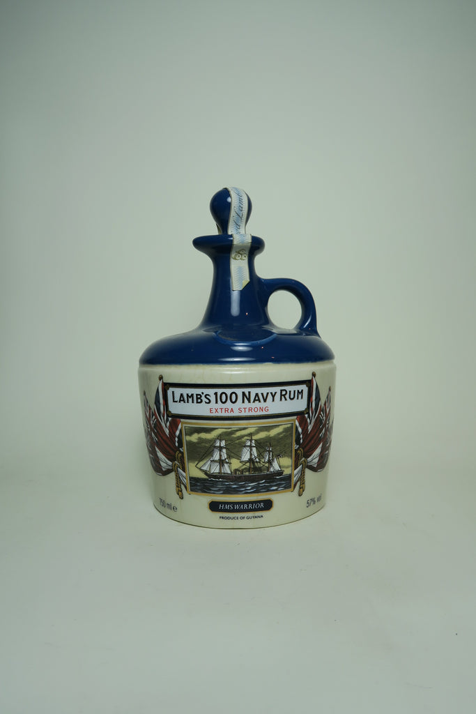 Lamb's Navy Rum - HMS Warrior Flagon -	1980s (50%, 75cl)
