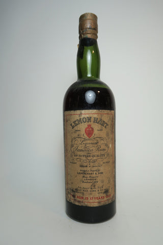 Lemon Hart 17YO Liqueur Jamaica Rum of Superb Quality - 1930s (43%, 75.7cl)
