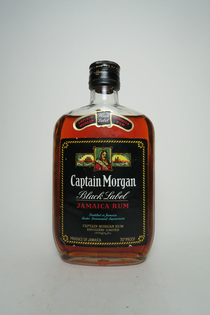 Captain Morgan Black Label Jamaica Rum - 1970s (40%, 37.5cl) – Old Spirits  Company