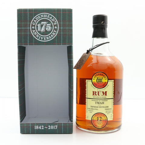 Cadenhead's Cask Strength Trinidad Distillers TMAH 12YO Rum - Bonded 2005 / Bottled 2017 (67.4%, 70cl)