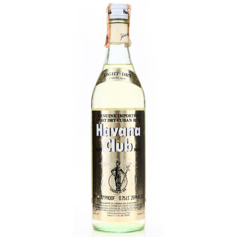 Havana Club Light Dry 3YO Cuban Rum - 1970s (40%, 75cl)