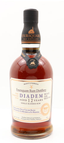 Foursquare Diadem Private Cask Selection 12YO Fine Barbados Single Blended Rum - Distilled 2008 / Released 2020 (60%, 70cl)