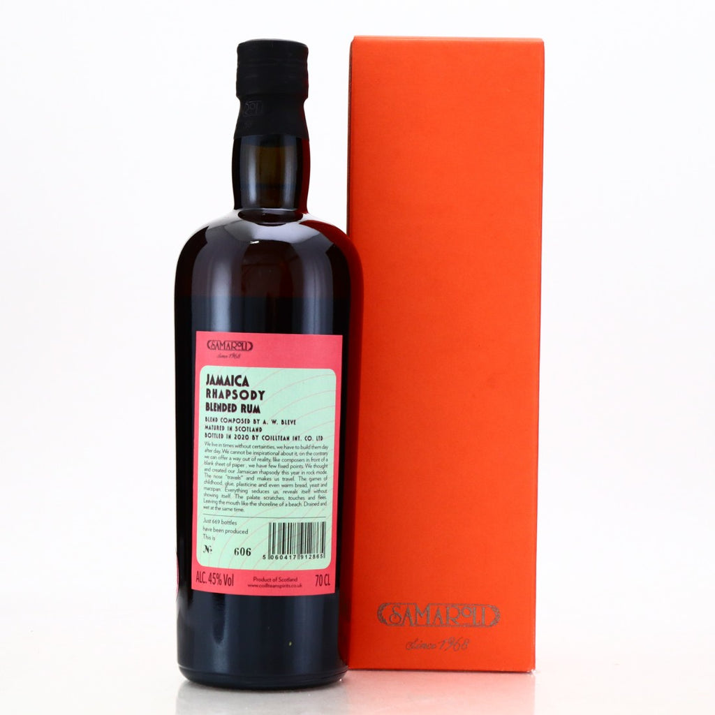 Samaroli Jamaica Rhapsody Blended Rum - Bottled 2020 (45%, 70cl) – Old ...