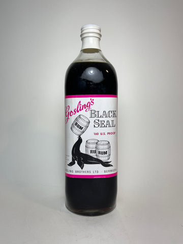 Gosling's 160 Black Seal Bermuda Rum - 1970s (80%, 100cl)