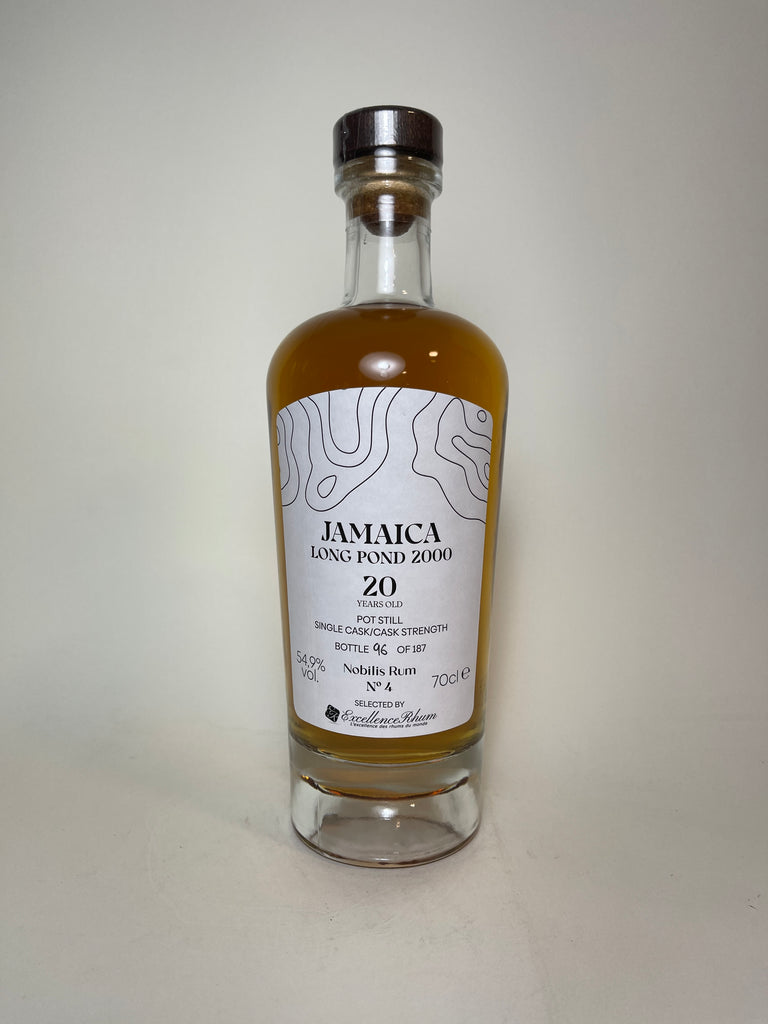Long Pond Pot Still Single Cask Cask Strength 20YO Jamaican Rum - Distilled 2000 / Bottled 2020 (54.9%, 70cl)