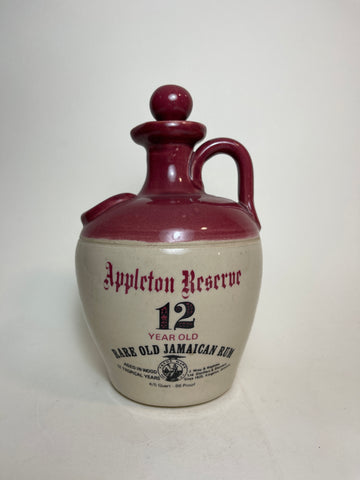 J. Wray & Nephew Appleton Reserve 12YO Rare Old Jamaican Rum - 1970s (43%, 75cl)