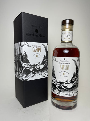 Caroni Single Cask Cask Strength 23YO Trinidad Rum - Distilled 1998 / Bottled 2021 (65.2%, 70cl)