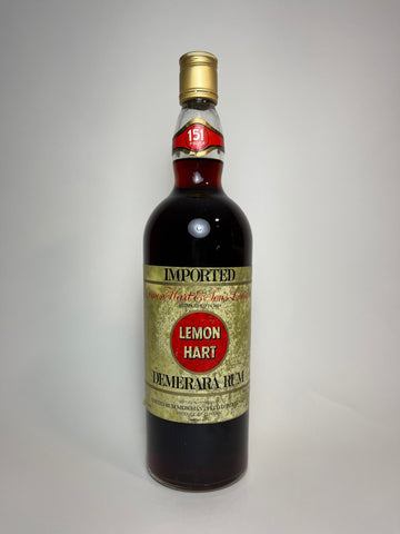 Lemon Hart Demerara Rum - 1970s (75.5%, 94.6cl)