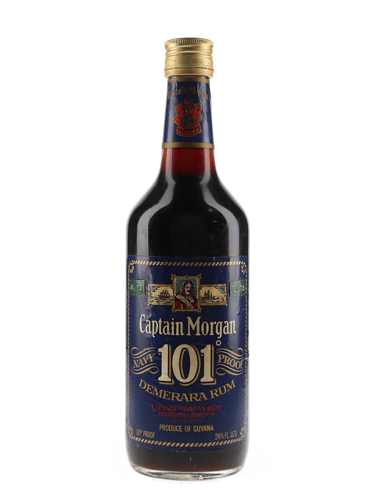 Captain Morgan 101 Navy Proof Demerara Rum - 1970s (50.5%, 75.7cl)