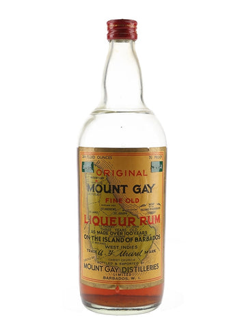 Mount Gay Original Fine Old Liqueur Rum - 1970s (40%, 75.7cl)
