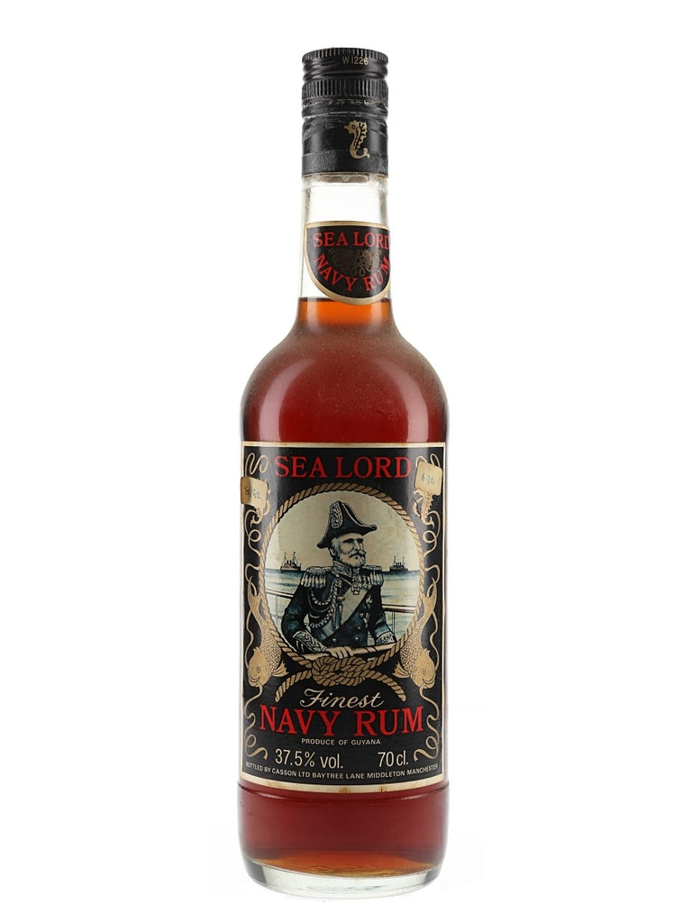 Cassons Sea Lord Finest Demerara Navy Rum - 1980 (37.5%, 70cl)