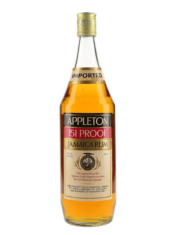 J. Wray & Nephew Appleton Gold 151 Proof Jamaican Rum - 1970s (75.5%, 100cl)