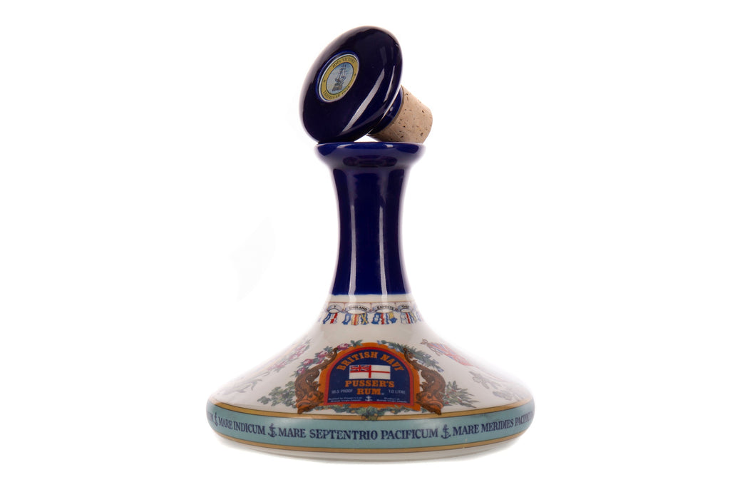 Pusser's British Navy Rum Admiral Lord Nelson Ship's Decanter 1980s - (54.5%, 100cl)