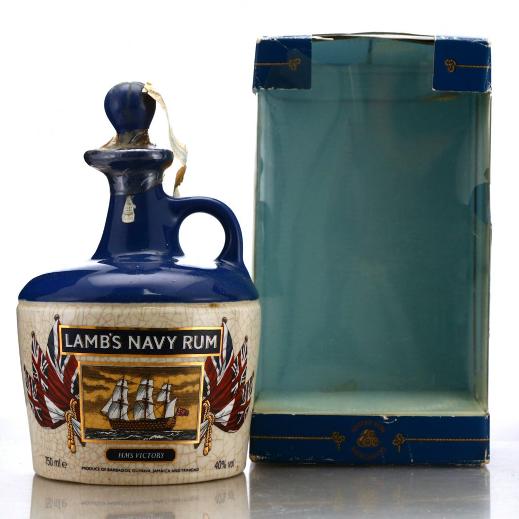Lamb's Navy Rum  - HMS Victory Flagon - 1980s (40%, 75cl)