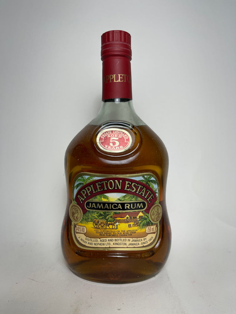 J. Wray & Nephew Appleton Estate 5YO Jamaica Rum - 1980s (40%, 75cl)