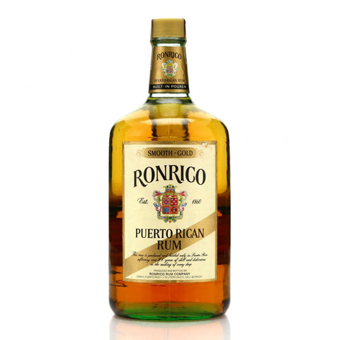 Ronrico Gold Label Puerto Rican Rum - 1970s (40%, 175cl)