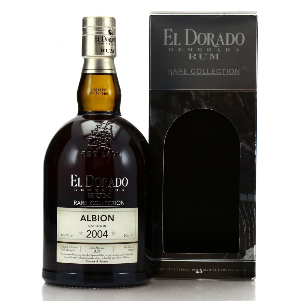 El Dorado Demerara Rum Rare Collection 14YO AN Albion- Distilled 2004 / Bottled 2018 (60.1%, 70cl)