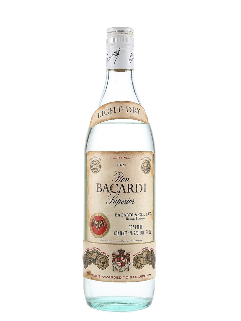 Bacardi Carta Blanca - 1970s (40%, 75.7cl)