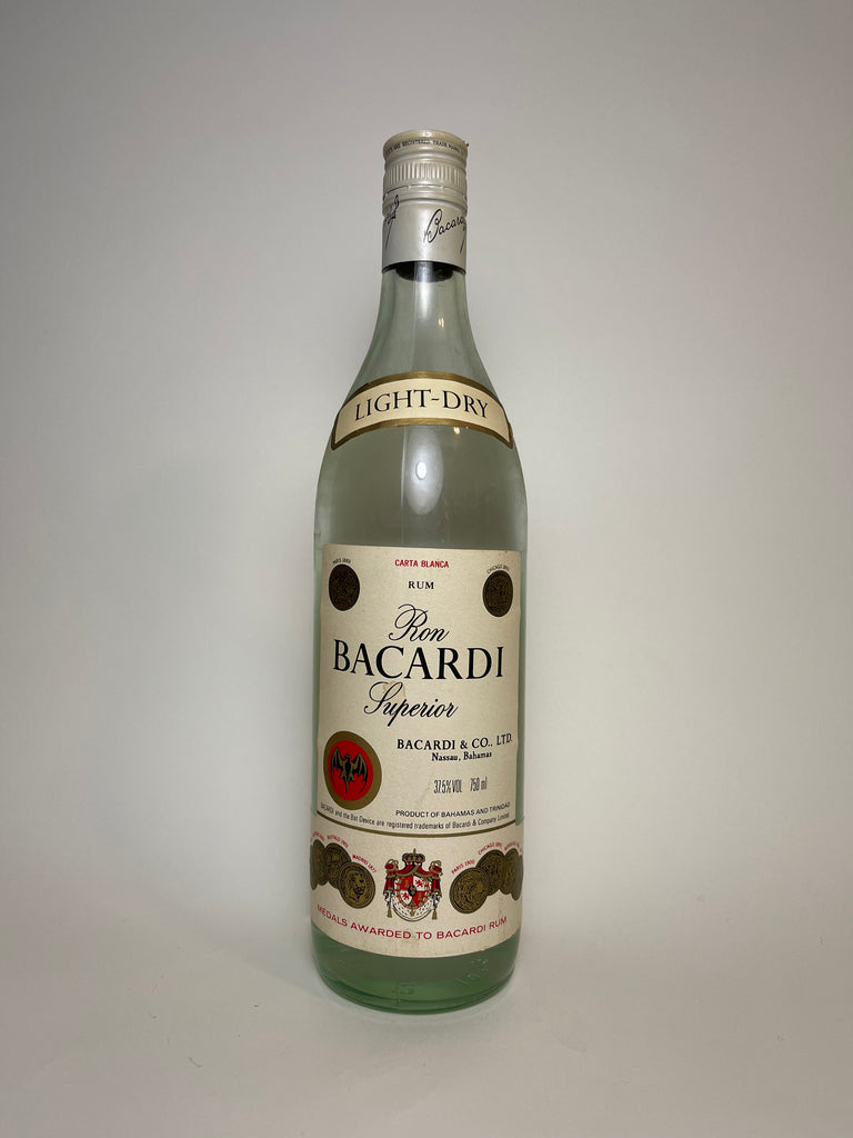 Bacardi Carta Blanca - 1970s (37.5%, 75cl)