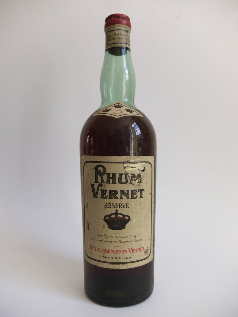Rhum Vernet Réserve - Late 1930s (44%, 100cl)