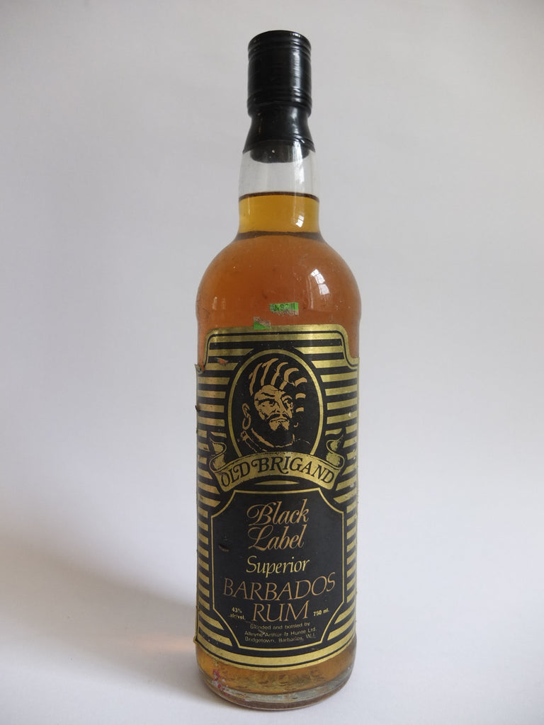 Alleyne Arthur's Old Brigand Black Label Superior Barbados Rum - 1980s (43%, 75cl)