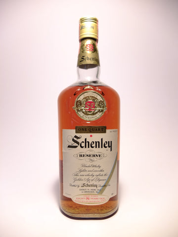 Schenley Reserve 8YO Blended American Whiskey - 1960s (43%, 94.6cl)