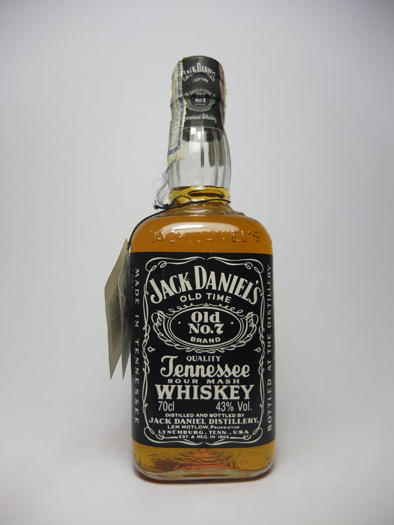 Jack Daniel's Tennessee Sour Mash Whiskey - Bottled 1988 (43%, 70cl)