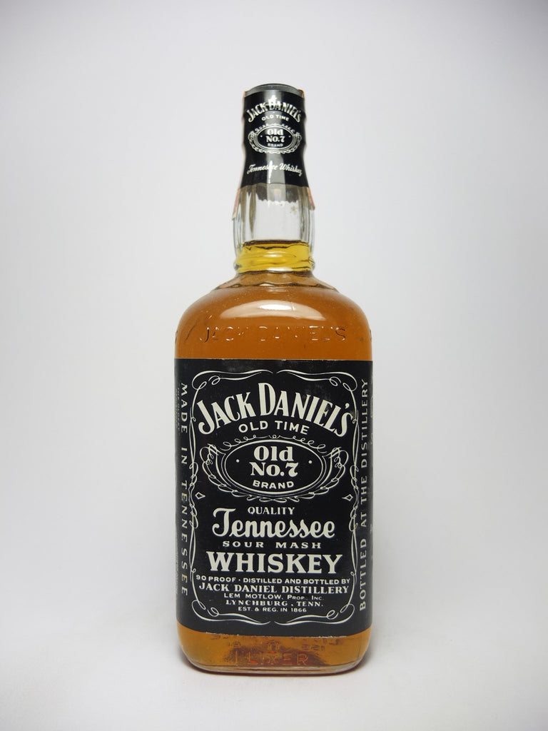 Jack Daniel's Tennessee Sour Mash Whiskey, - Bottled 1981 (45%, 100cl)