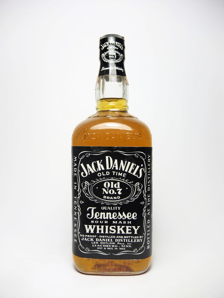 Jack Daniel's Tennessee Sour Mash Whiskey - Bottled 1981 (45%, 100cl)
