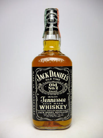 Jack Daniel's Tennessee Sour Mash Whiskey - 1970s (45%, 70cl)
