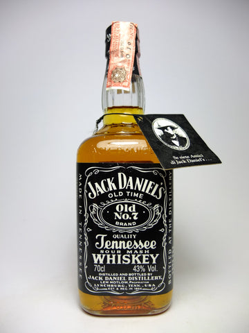 Jack Daniel's Tennessee Sour Mash Whiskey - Bottled 1992 (43%, 70cl)