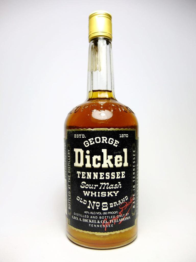 George Dickel Old No. 8 Tennessee Sour Mash Whisky - Bottled 1995 (40%, 75cl)