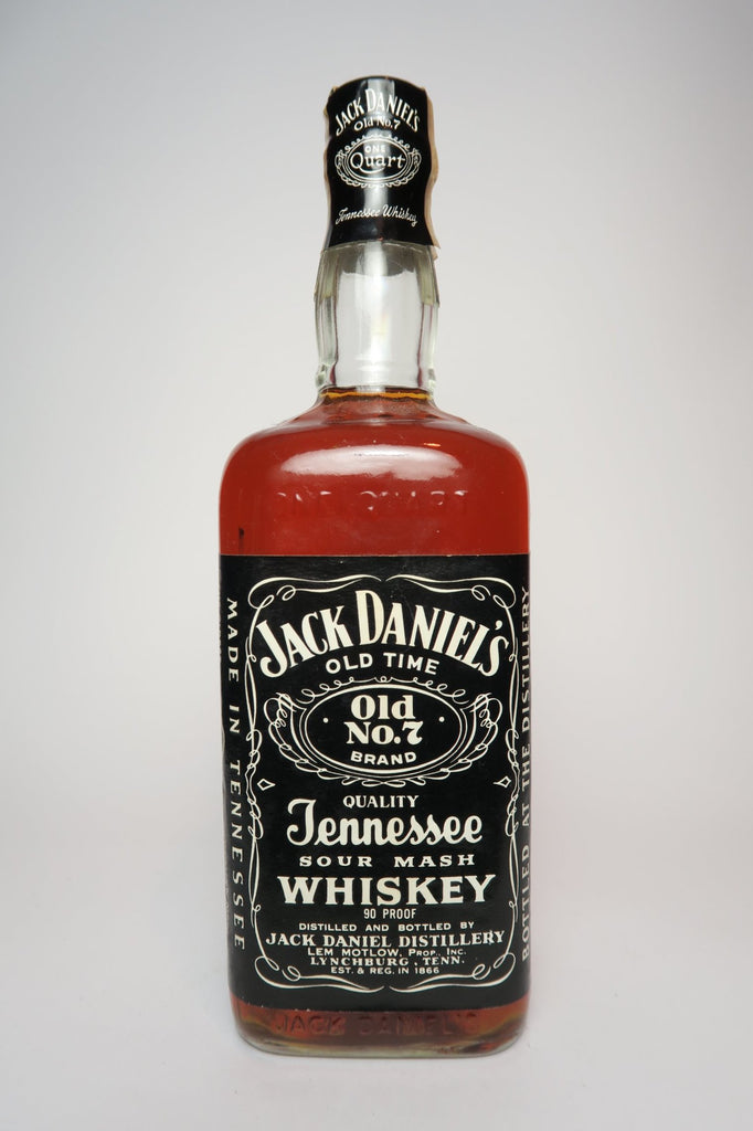 Jack Daniel's Tennessee Sour Mash Whiskey - Bottled 1978 (45%, 94.6cl)