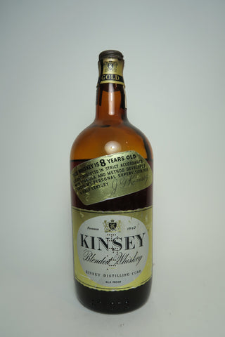 J. G. Kinsey 8YO Blended American Whiskey - 1940s (43.4%, 112cl)